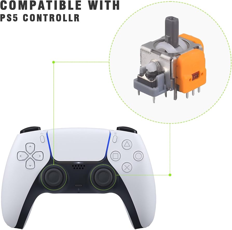 Hall Effect Joystick Kit voor PS5 DualSense